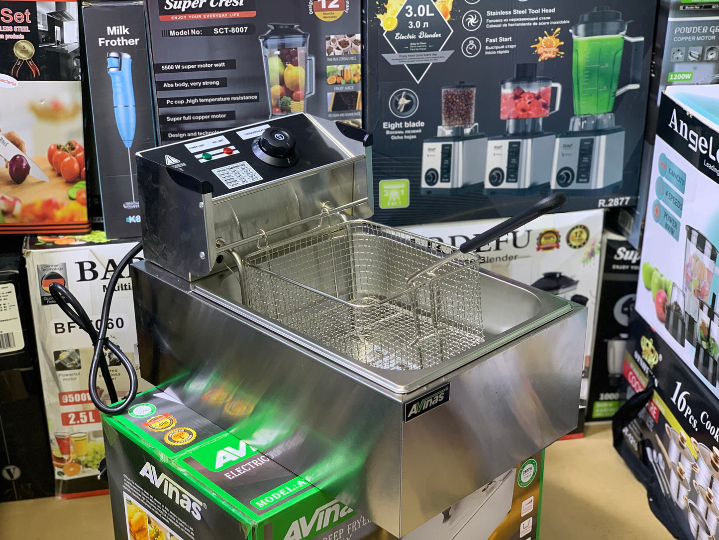 AVINAS Brand Electronic Deep Fryer | 6.8L | 2800w