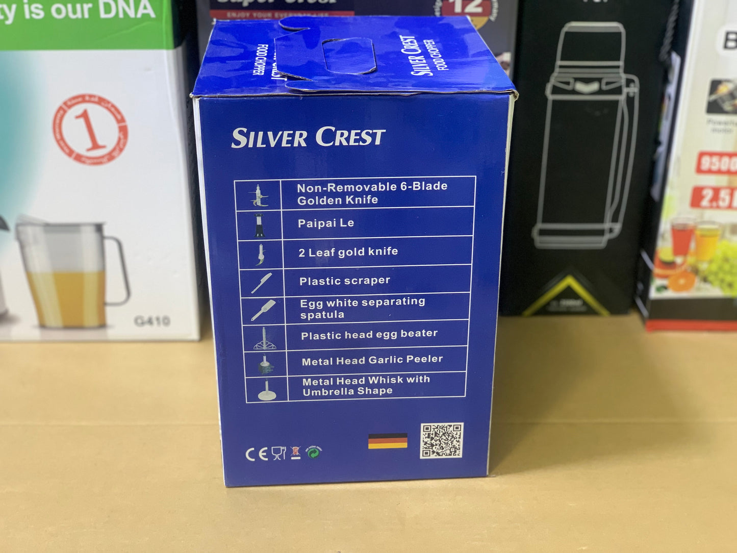Silver Crest 8 in 1 Food Chopper, Lasi Maker and Manual Chopper Full Copper Motor