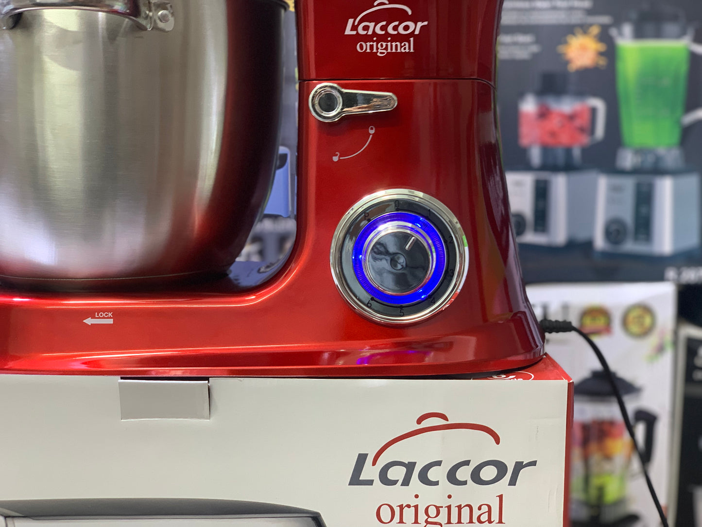 LACCOR Brand Standmixer with stainless steel Tools | 8L capacity | 2000watt | 6 speed