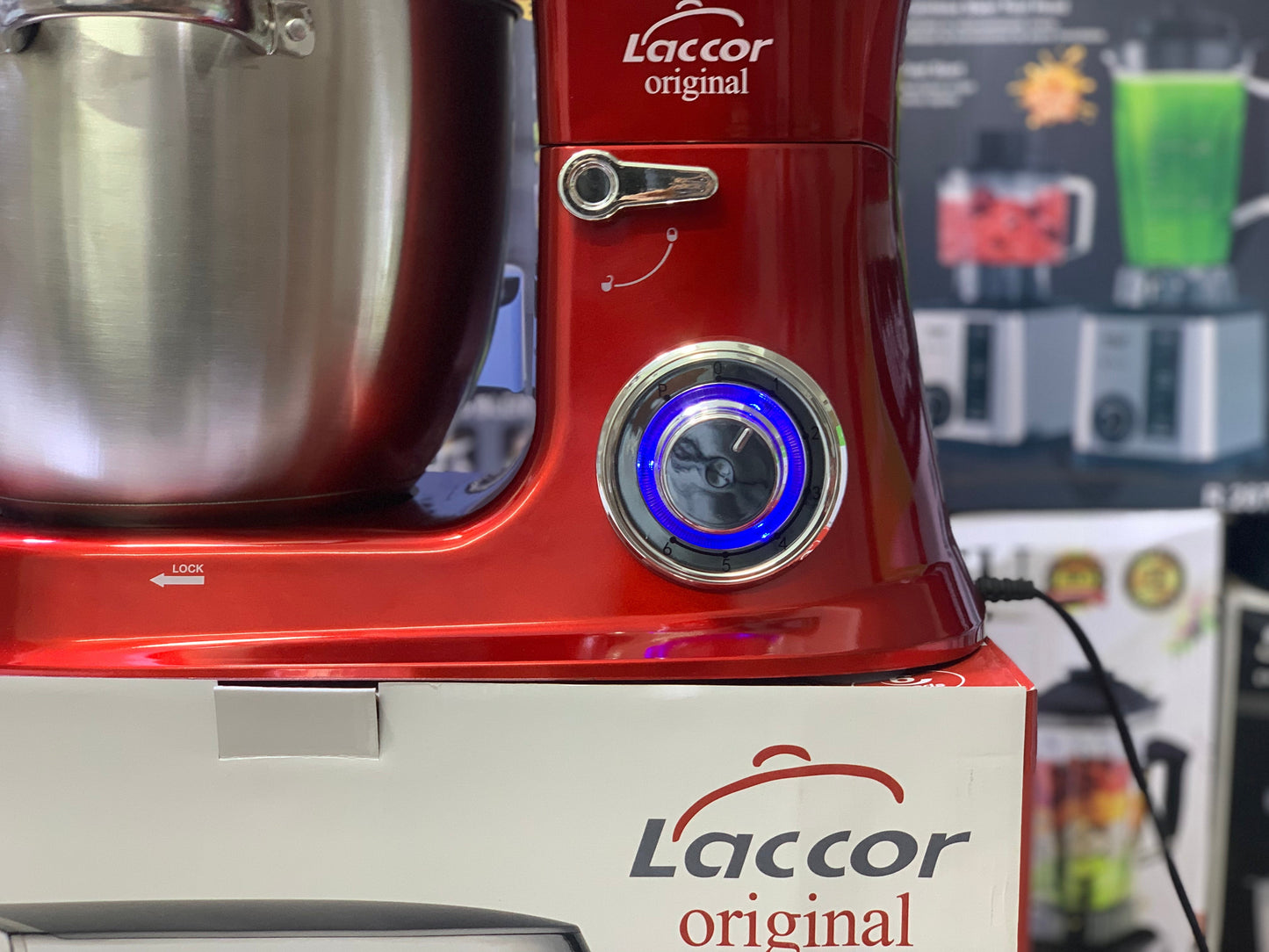LACCOR Brand Standmixer with stainless steel Tools | 8L capacity | 2000watt | 6 speed