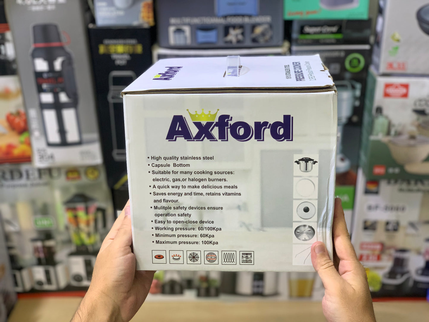 AXFORD 5pcs Pressure Cooker 5Liter