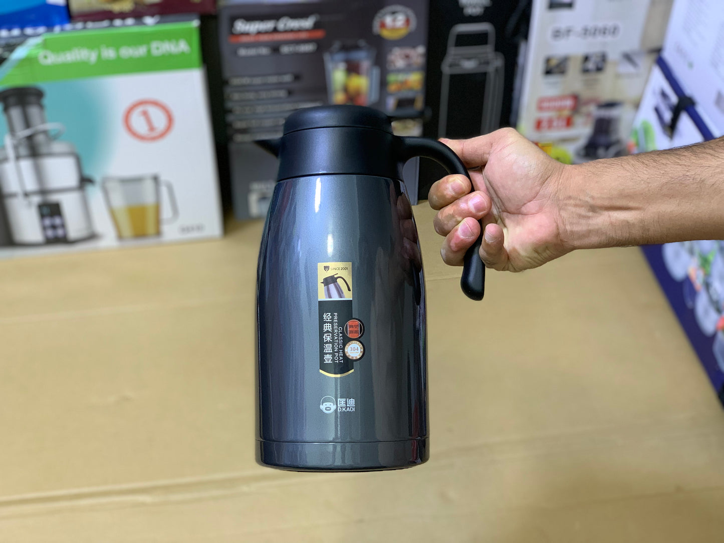 D.Kadi Tea Thermos SUS 304 and 2.2 LTR| 24 hours Hot&Cold