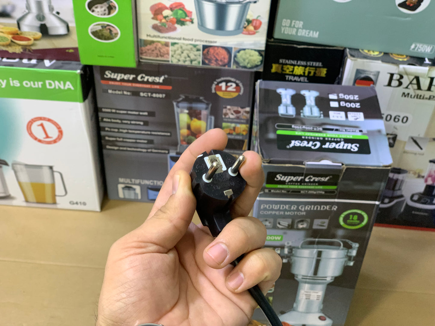 Super crest spice grinders 150g to 2kg | Stainless Steel blades and Full Copper Motor
