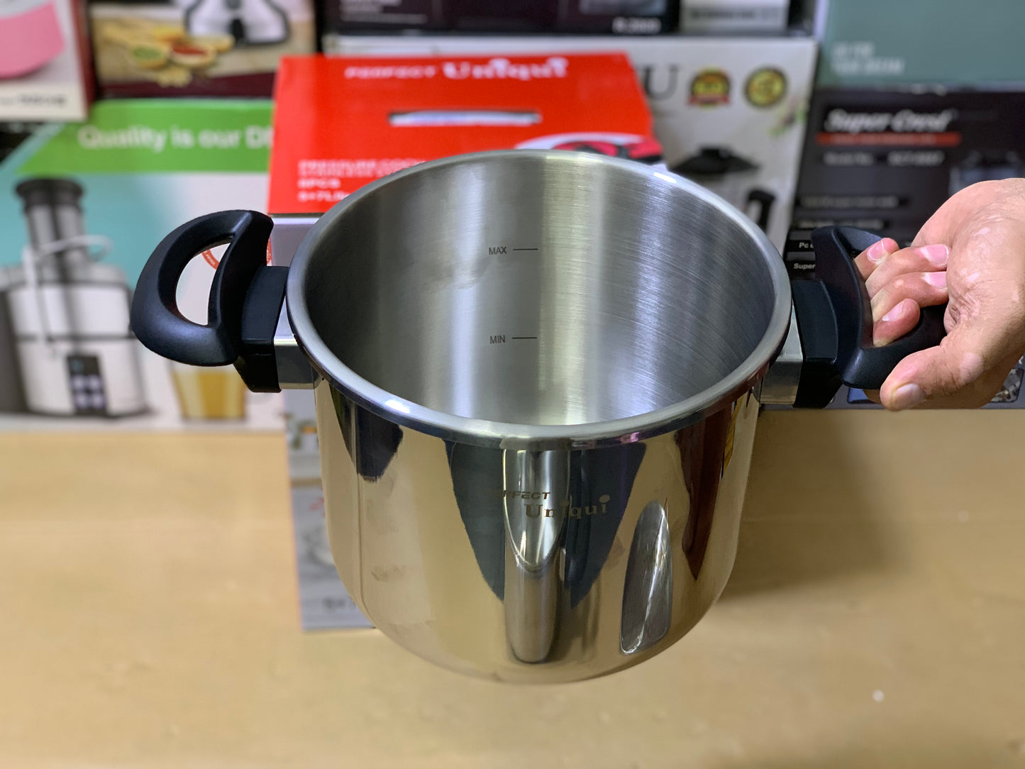 Perfect UniquI brand 8in1 Pressure Cooker 5L and 7L stainless steel |