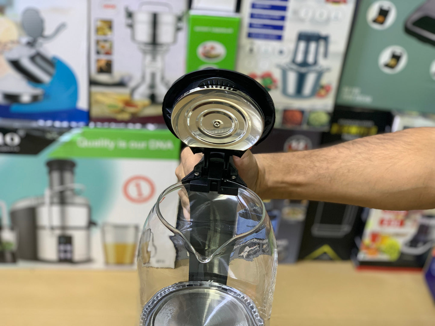Geepas Electric Glass Tea Kettle 1.8L and 1500watt | Automatic cut off | Model:K9901B