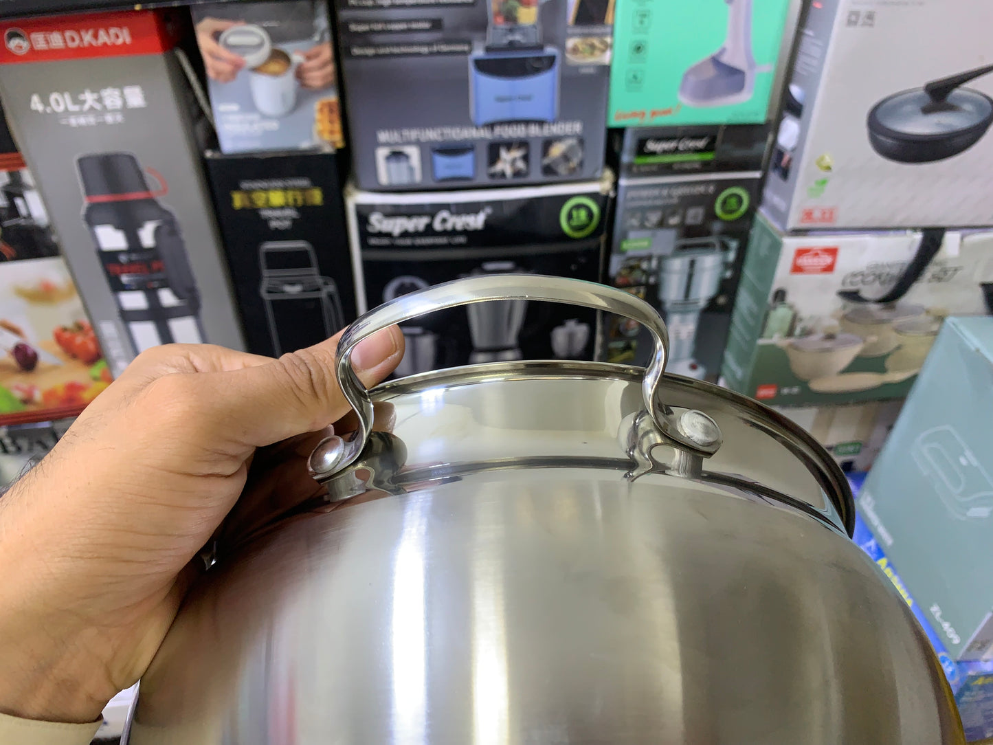 6 Pcs Cookware Set Stainless Steel