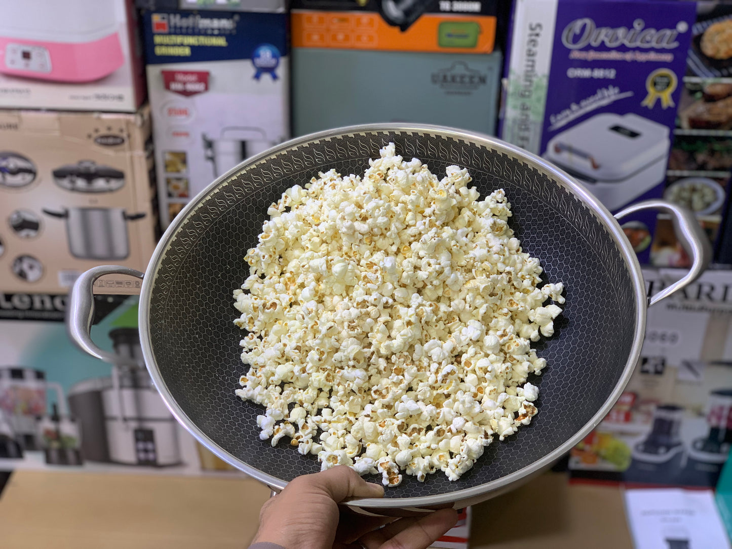 Popocorn Maker Machine RH-588 | Stainless Steel |