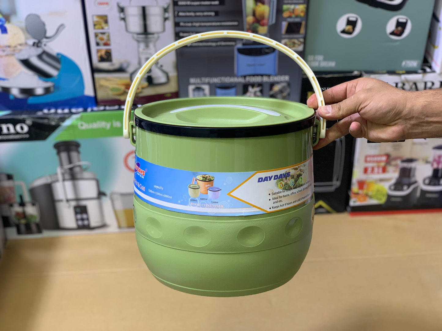 Food Containers | Lunch Box | 1.3L , 3.2L and 6.8L Stainless Steel
