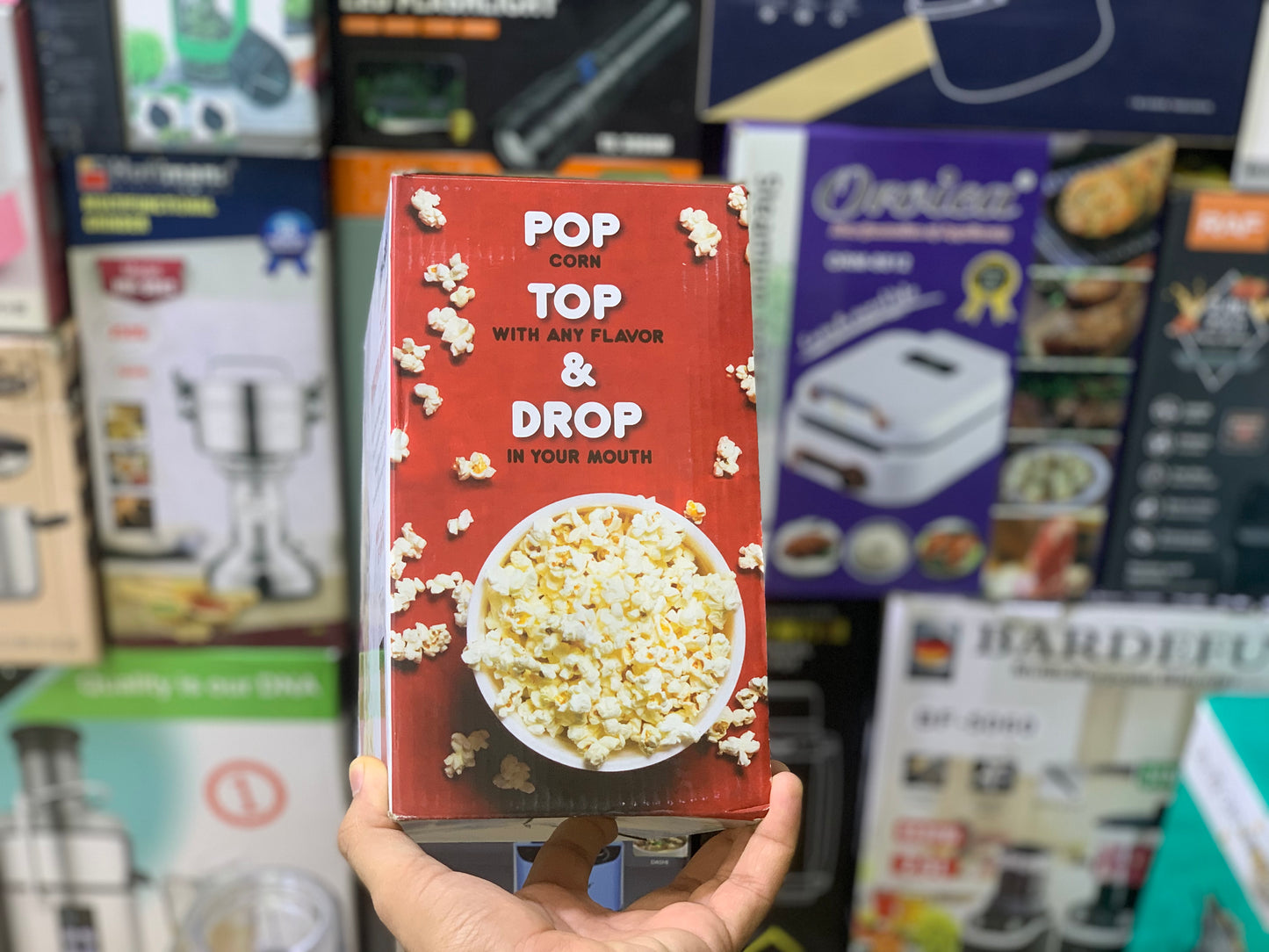 Popocorn Maker Machine RH-588 | Stainless Steel |