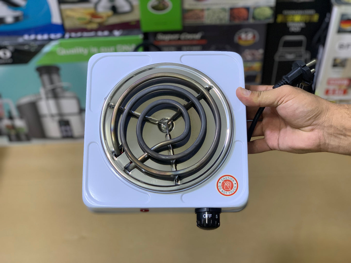 Raf Brand Portable Electric Stove 1000 watt power consumption