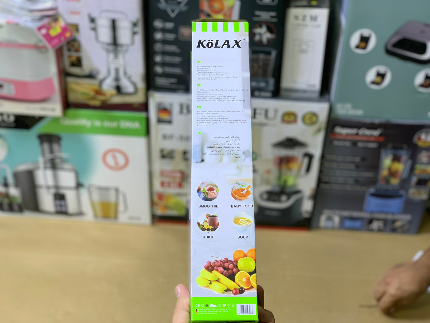 Kolax brand hand blender 1000 watt detachable and stainless steel blade | Hand Mixer