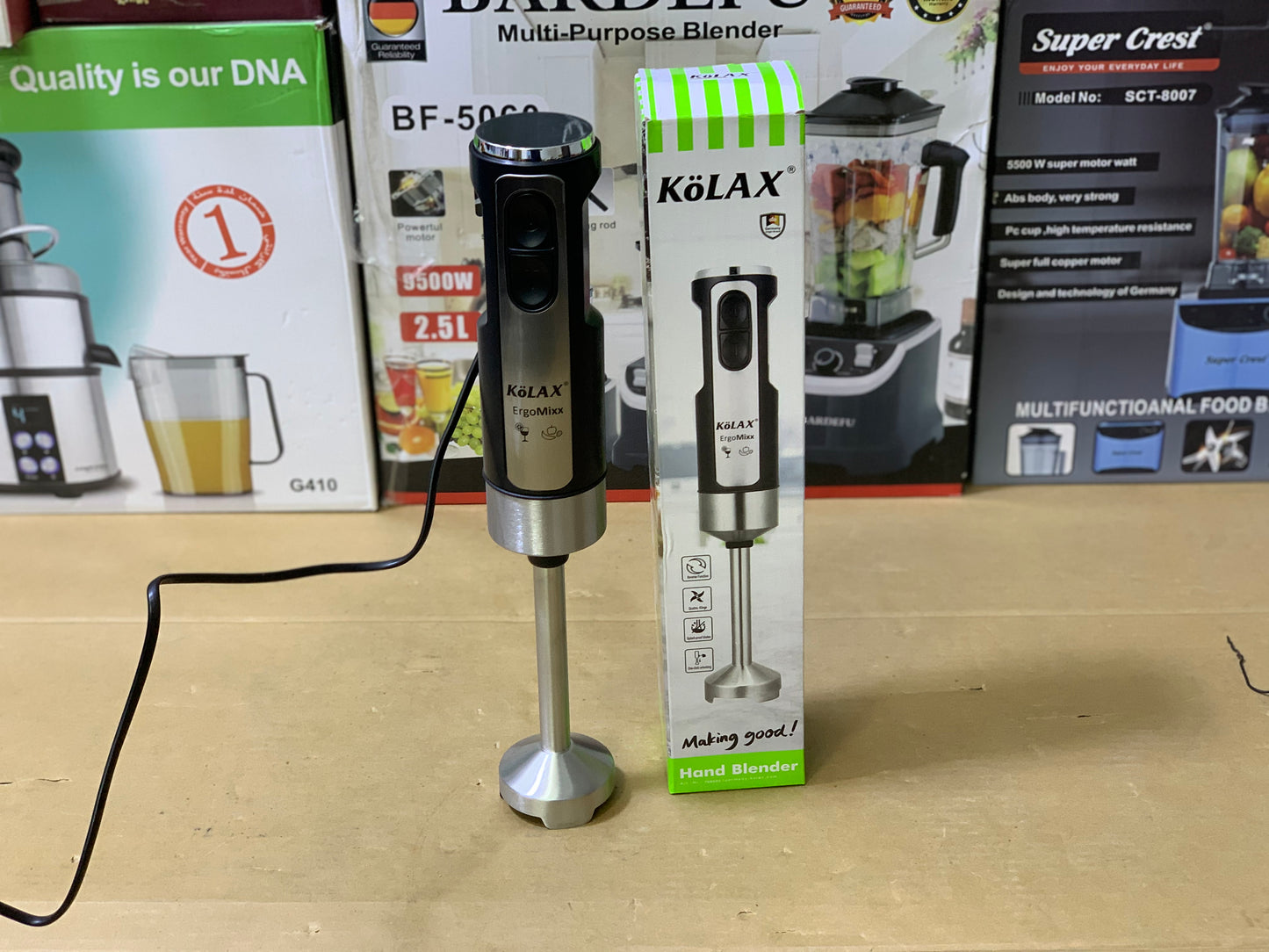 Kolax brand hand blender 1000 watt detachable and stainless steel blade | Hand Mixer