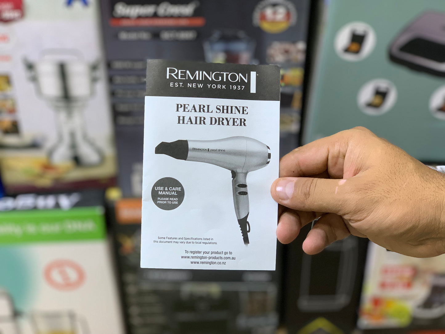 Remington Hair Dryer |Pearl Shine