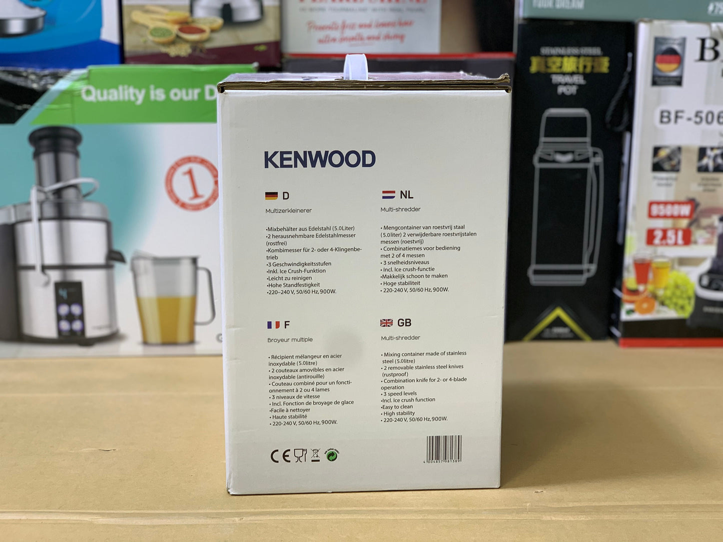 Kenwood Multifunctional Food Chopper 5L and 900watt Stainless Steel double Blades