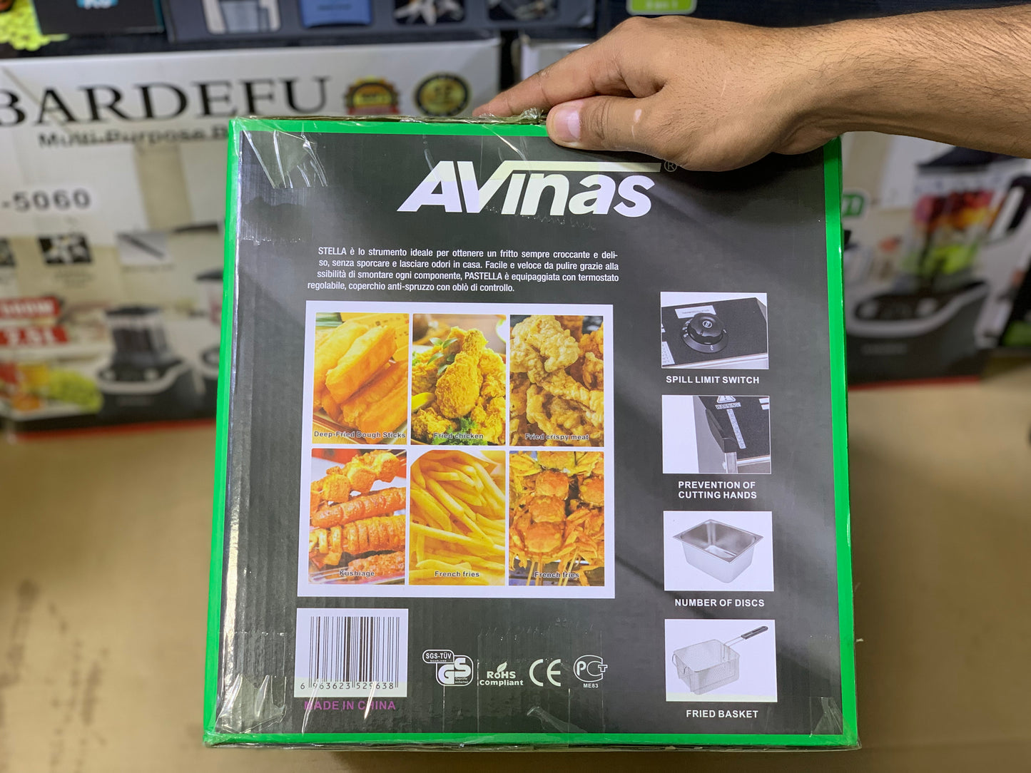 AVINAS Brand Electronic Deep Fryer | 6.8L | 2800w
