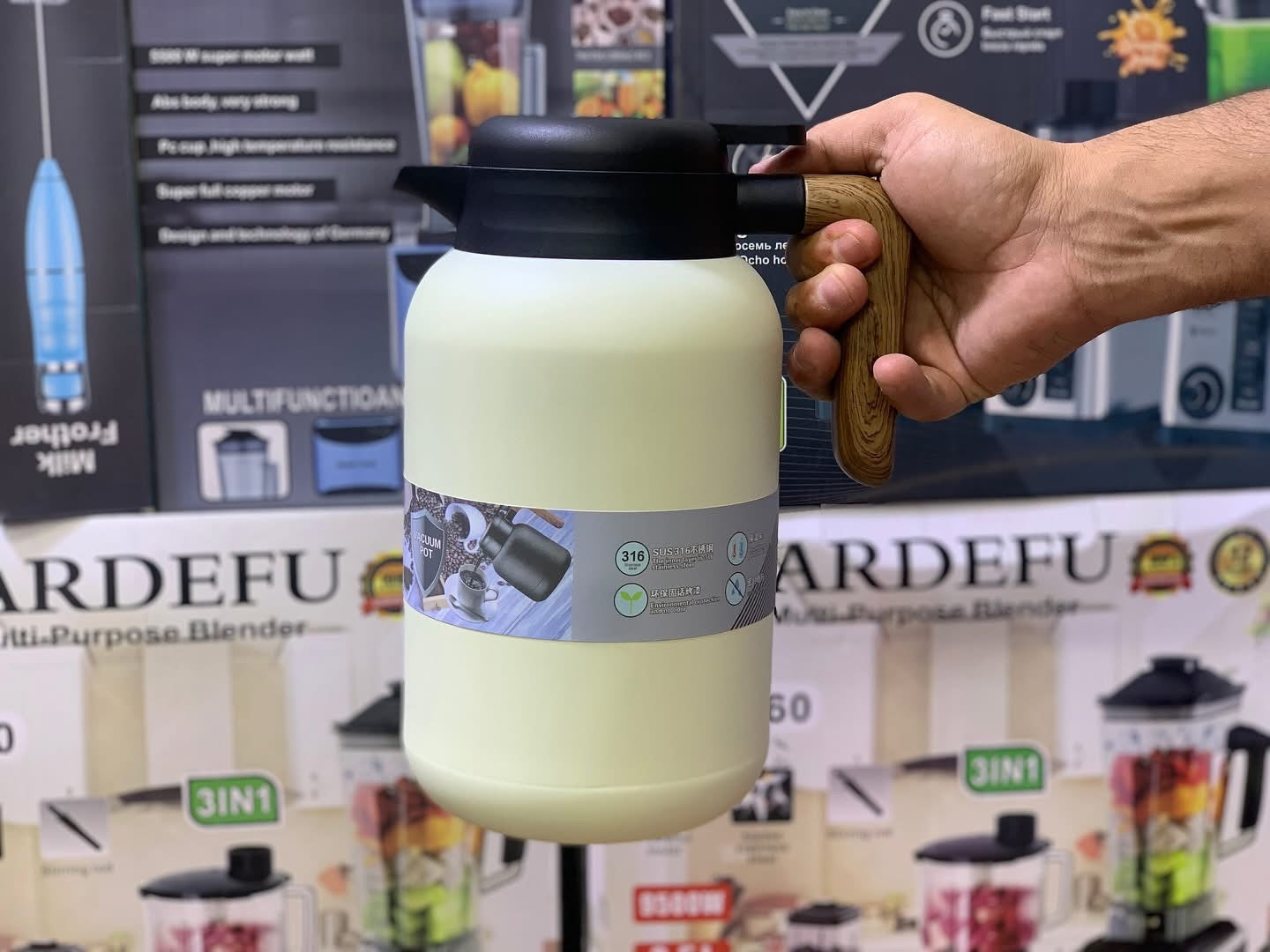 Digital vacuum Flask 2L | Digital Vacuum Thermos | Vacuum Pot Stainless Steel