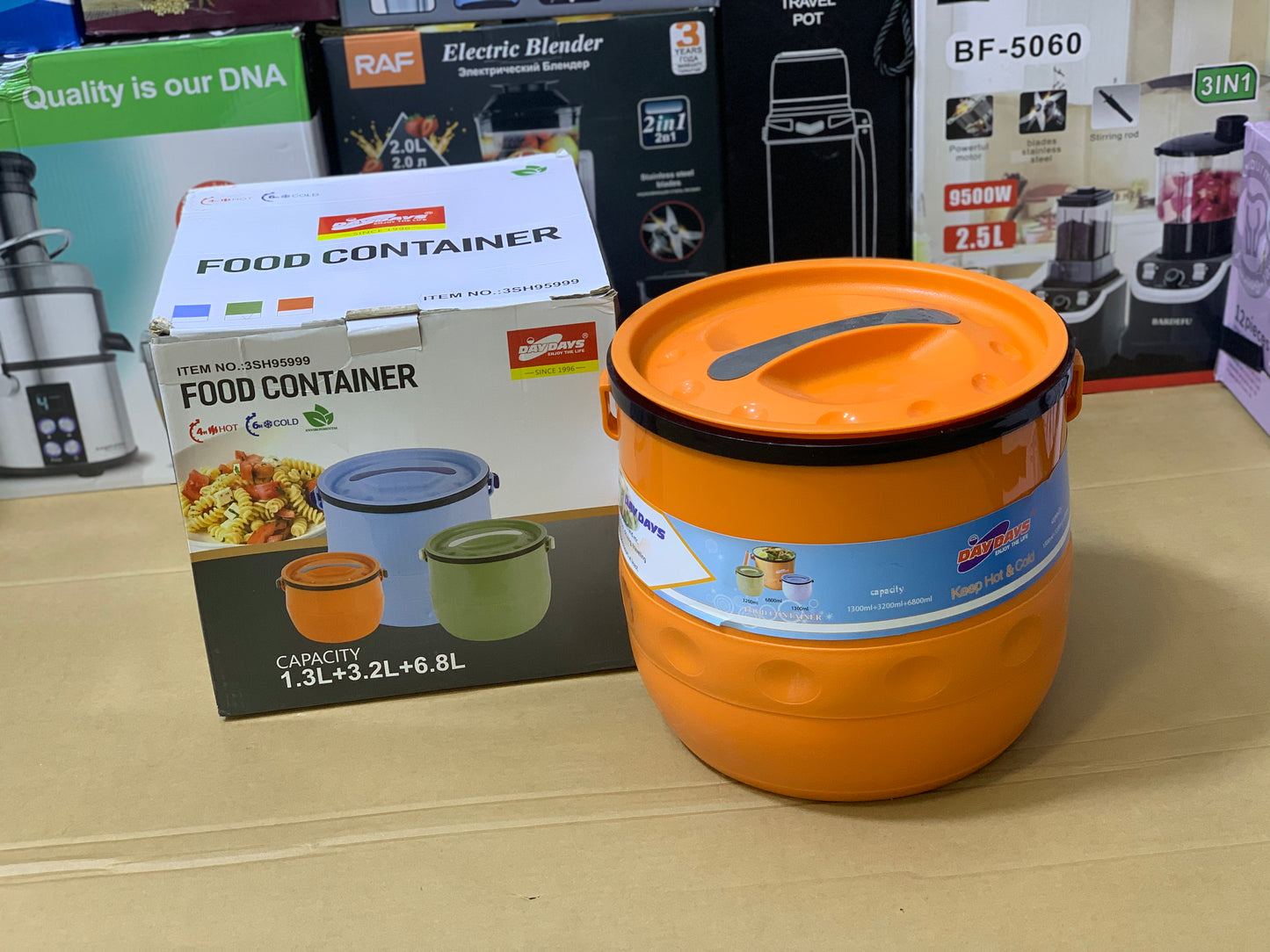 Food Containers | Lunch Box | 1.3L , 3.2L and 6.8L Stainless Steel