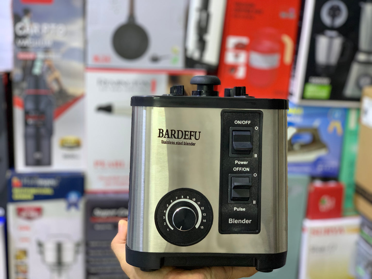 Bardefu 3 in 1 Blender , Chopper and Grinder Model: BF-5040 Copper Motor 9500w and 2.5L