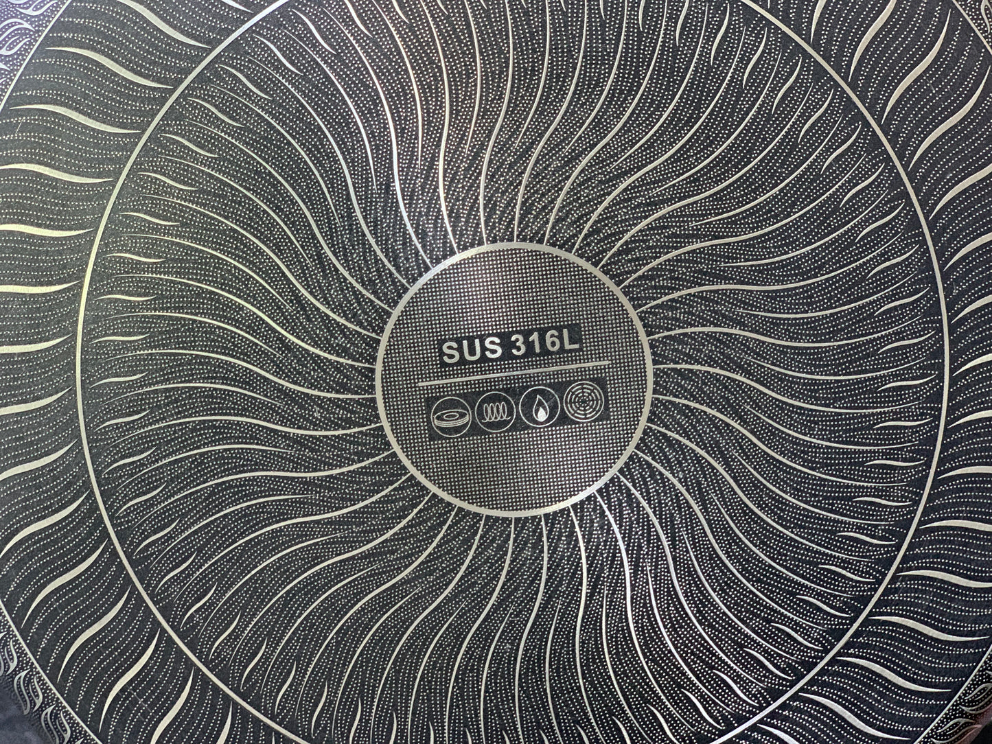 Laser coating Honeycomb pattern shallow Frying pan | Nonstick and stainless steel