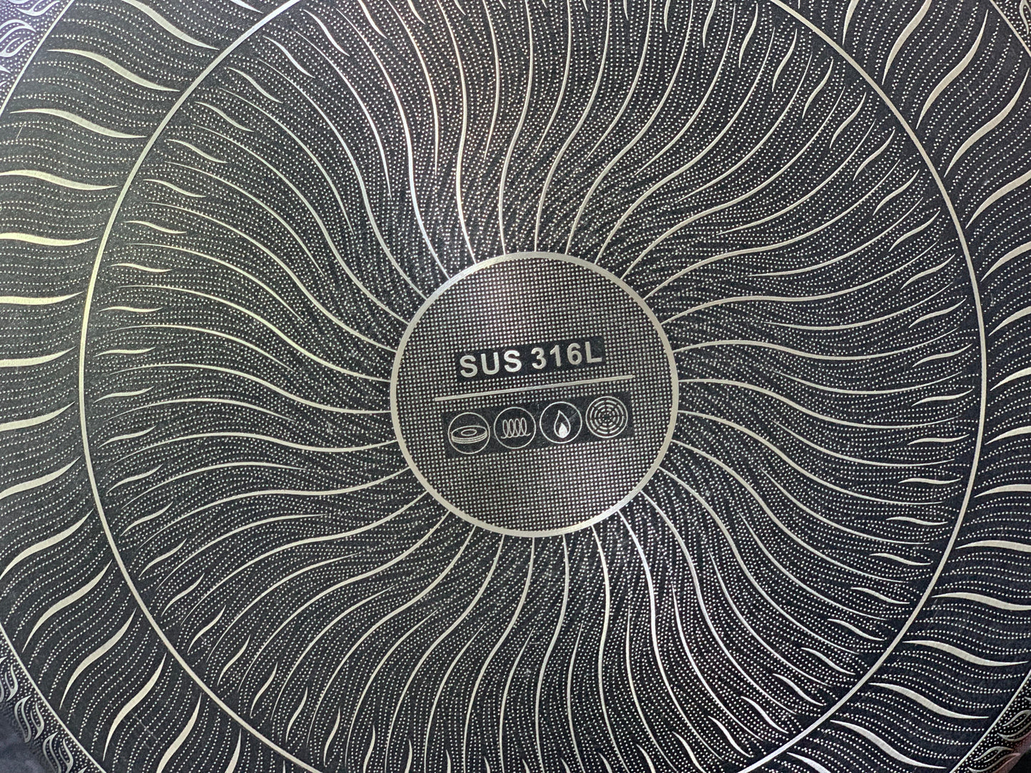Laser coating Honeycomb pattern shallow Frying pan | Nonstick and stainless steel