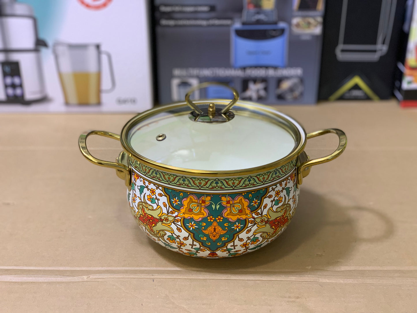 Turkish Enamel coating Cookware set Nonstick and stainless steel