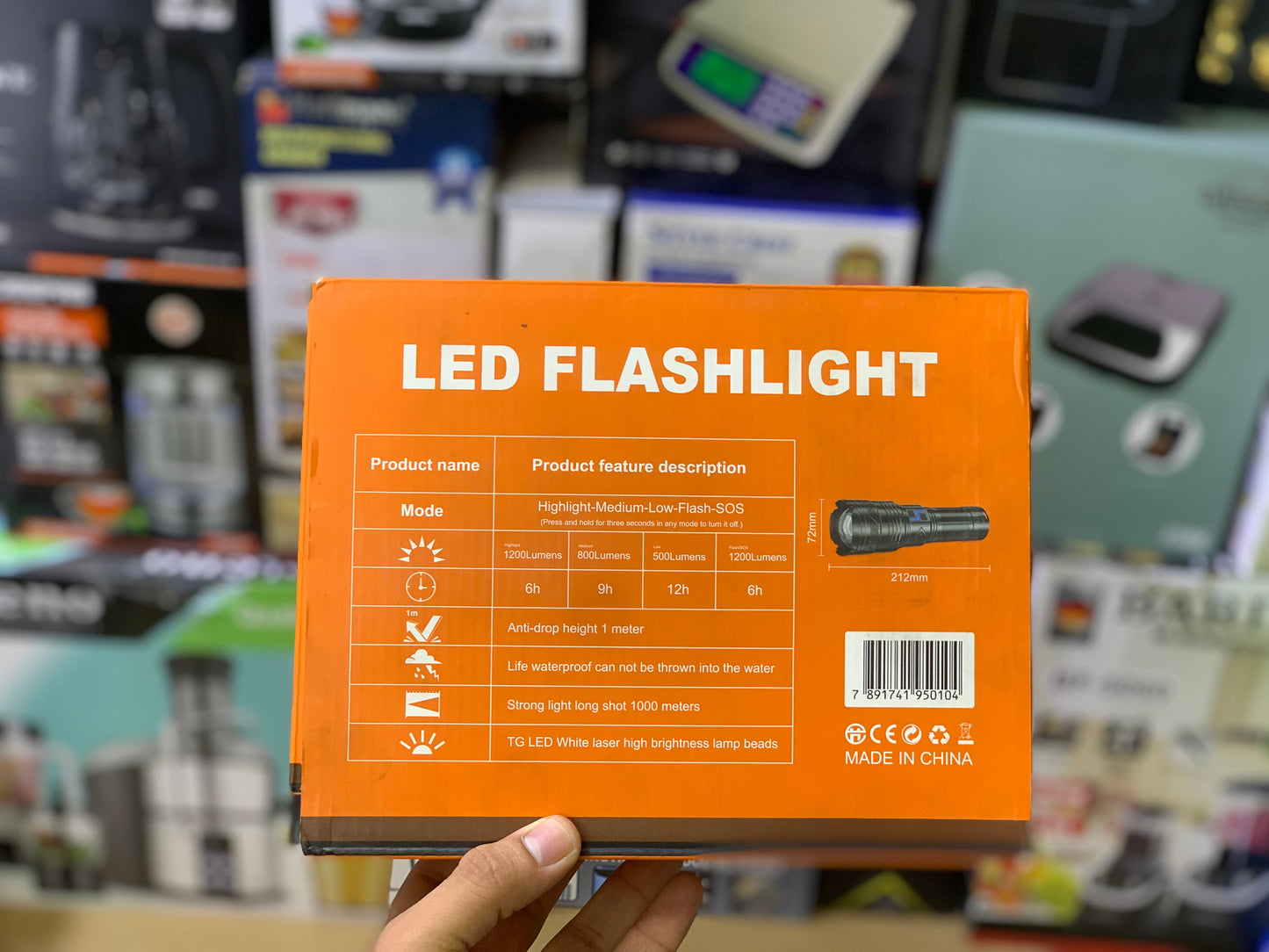 Yemao LED Flashlight TG 3000M |High Quality Torch | Model no :YM G-501