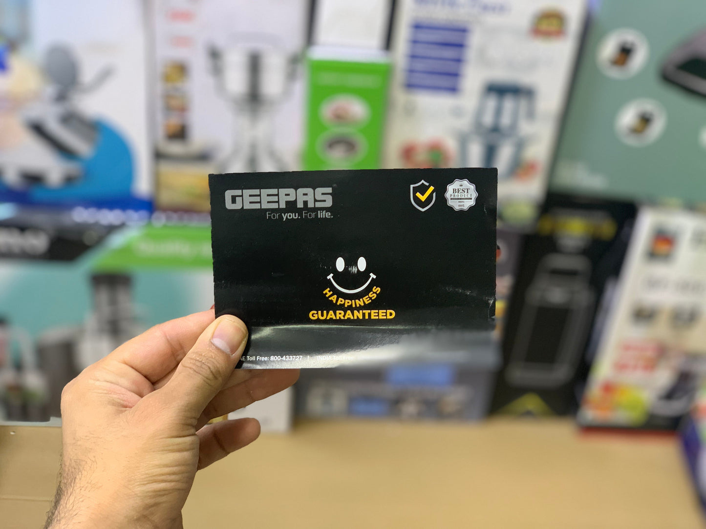 Geepas Brand LED Flashlight Rechargeable 4Hrs Battery working time| Model :G3803N