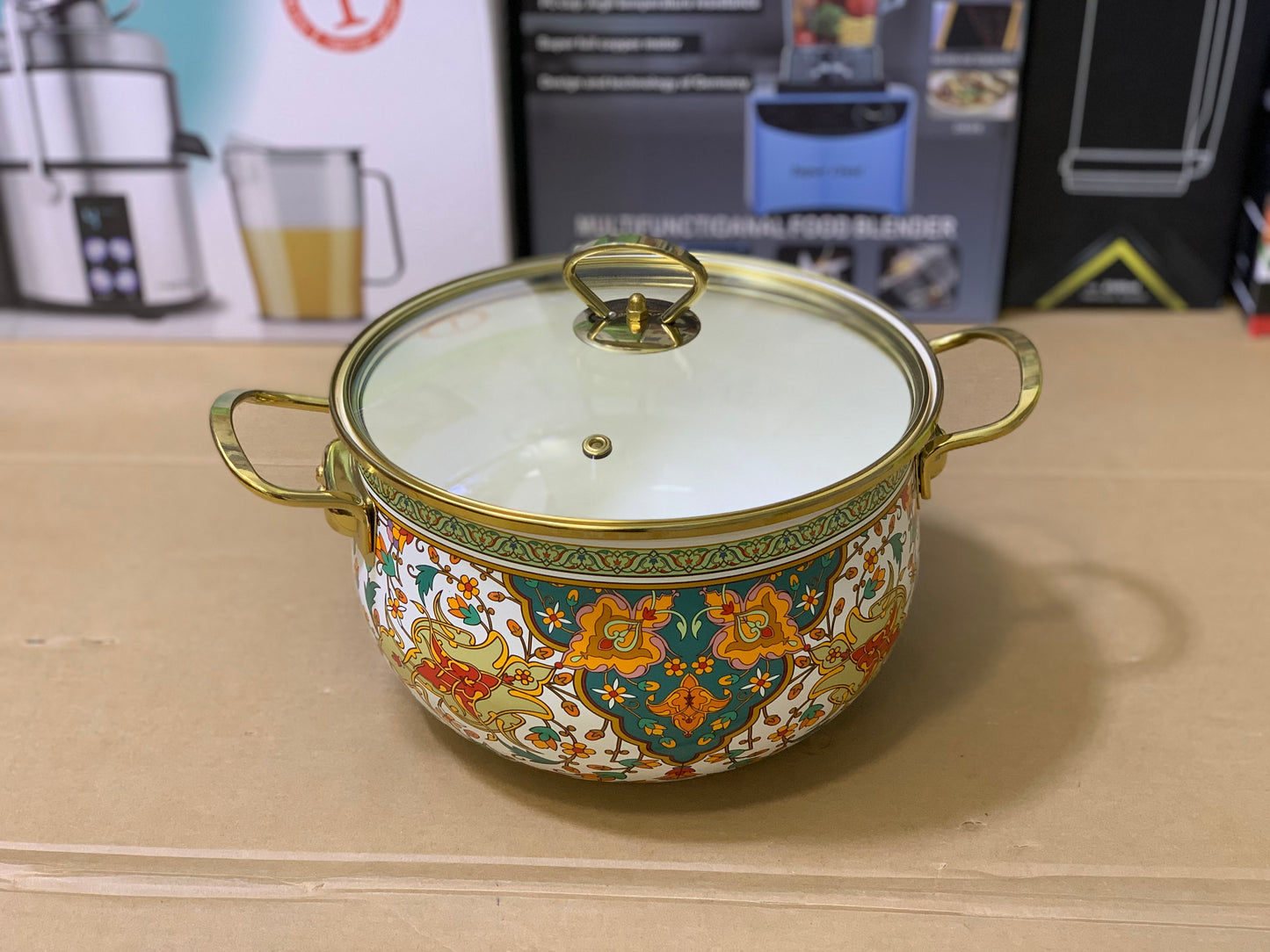 Turkish Enamel coating Cookware set Nonstick and stainless steel