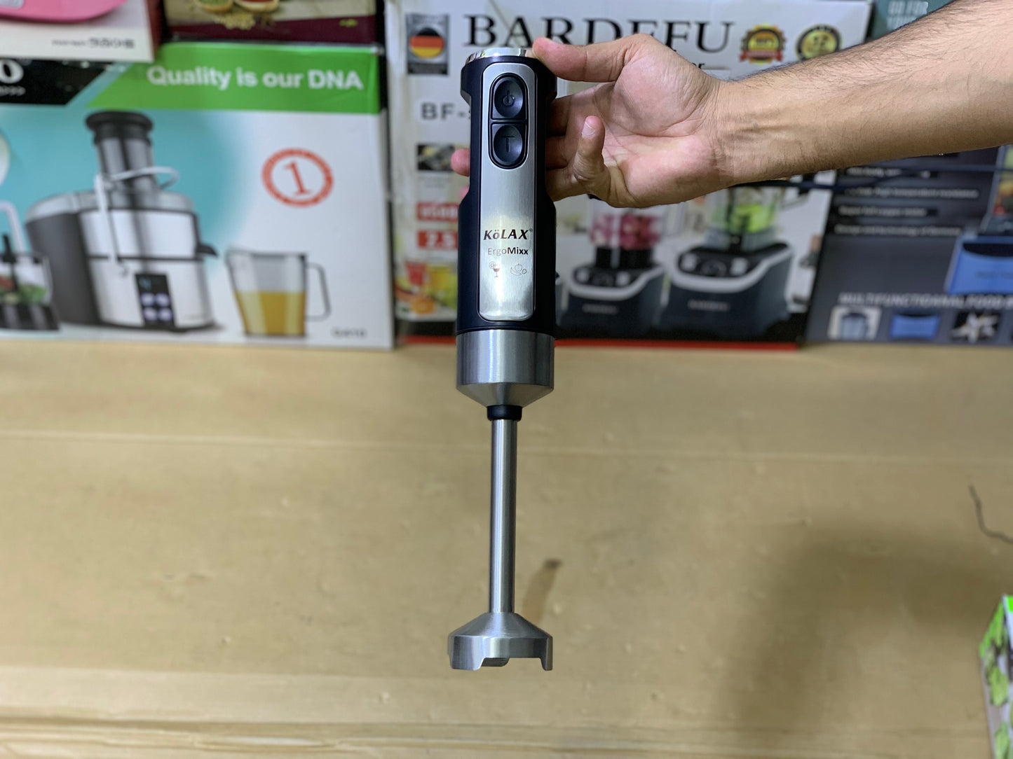 Kolax brand hand blender 1000 watt detachable and stainless steel blade | Hand Mixer