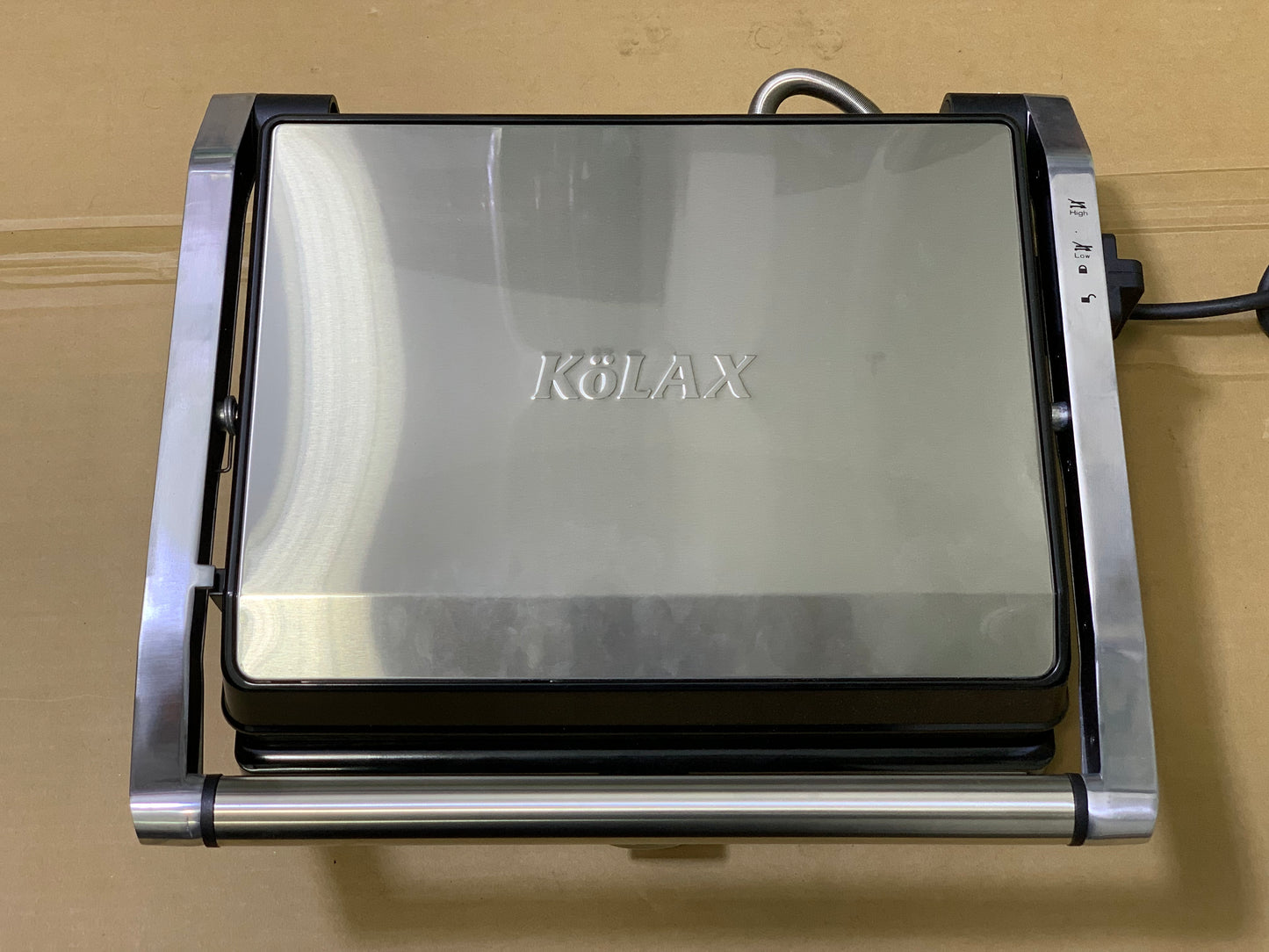 Kolax Brand Electric Contact Grill Maker 2200 watt Nonstick plates