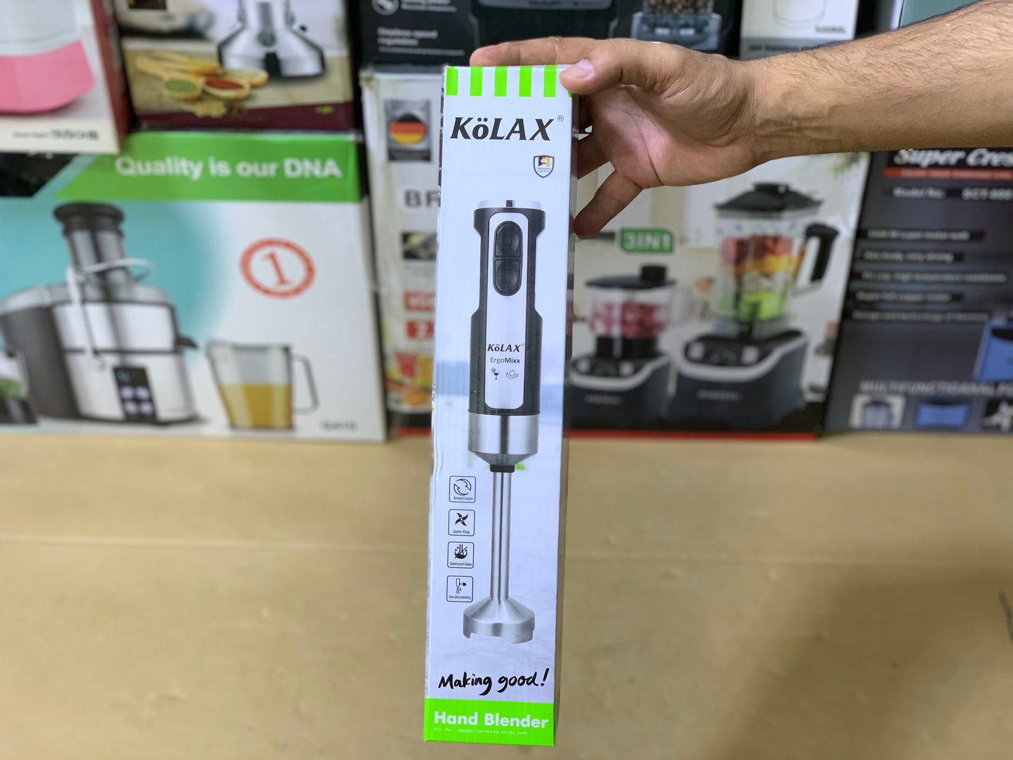 Kolax brand hand blender 1000 watt detachable and stainless steel blade | Hand Mixer