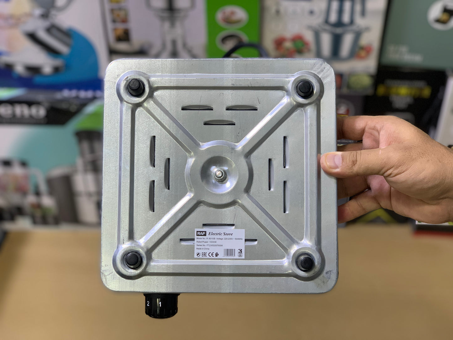 Raf Brand Portable Electric Stove 1000 watt power consumption