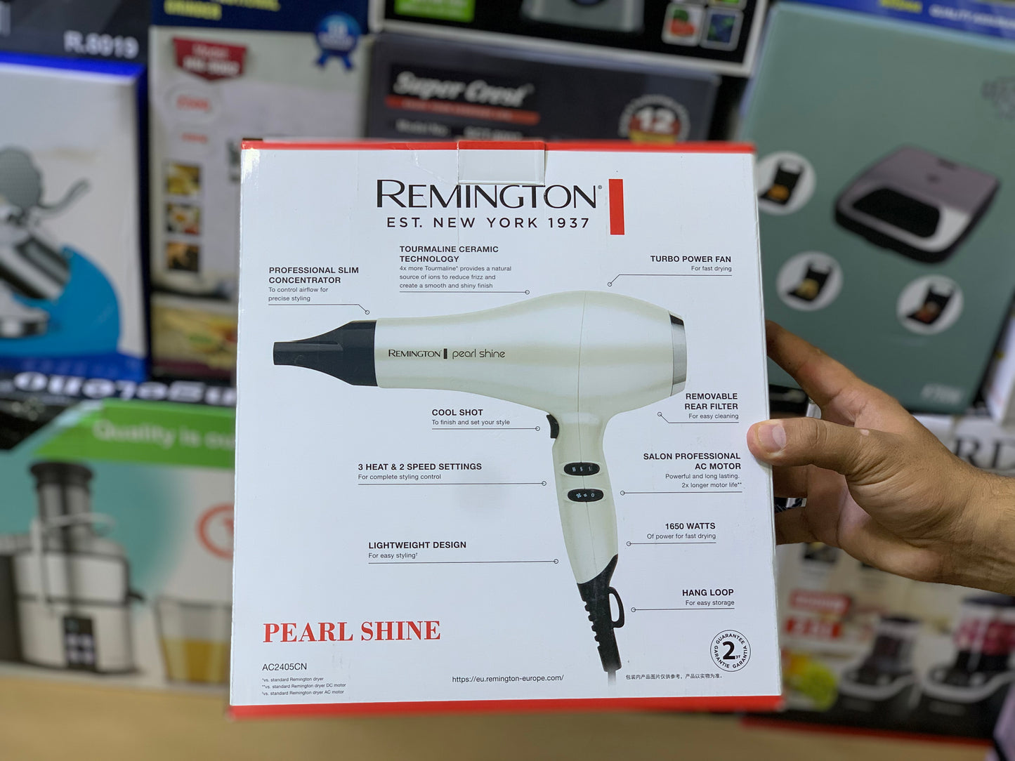 Remington Hair Dryer |Pearl Shine