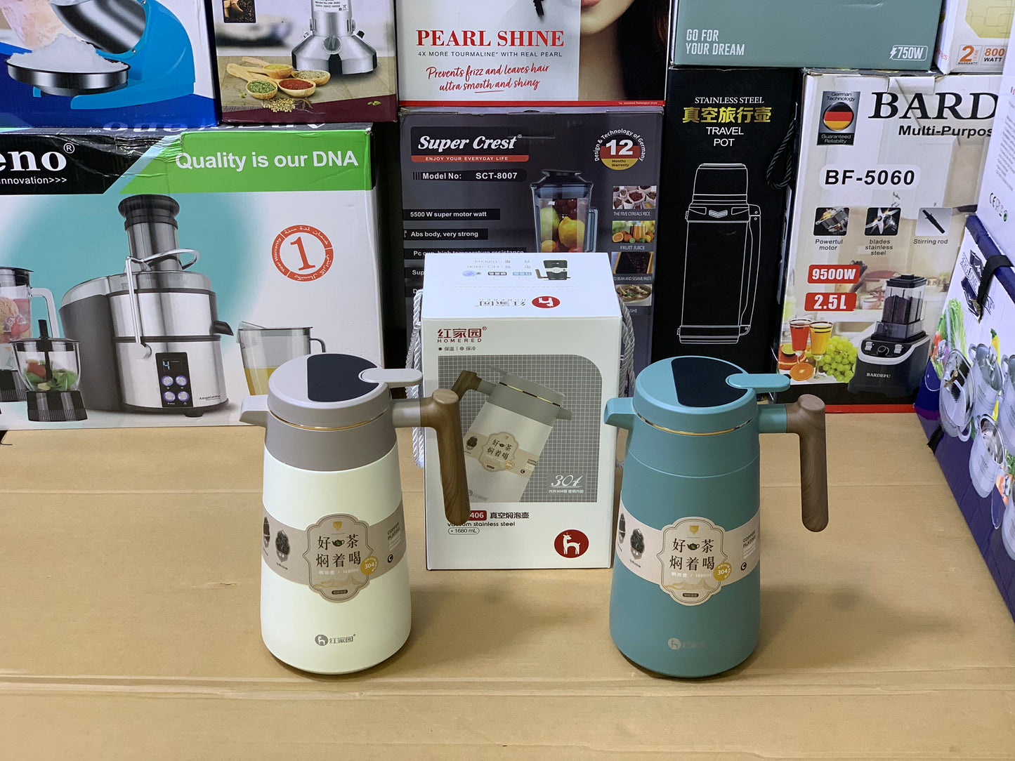 Homered Tea Thermos with Temperature indicator | SUS 304 1680ml | Model:9406