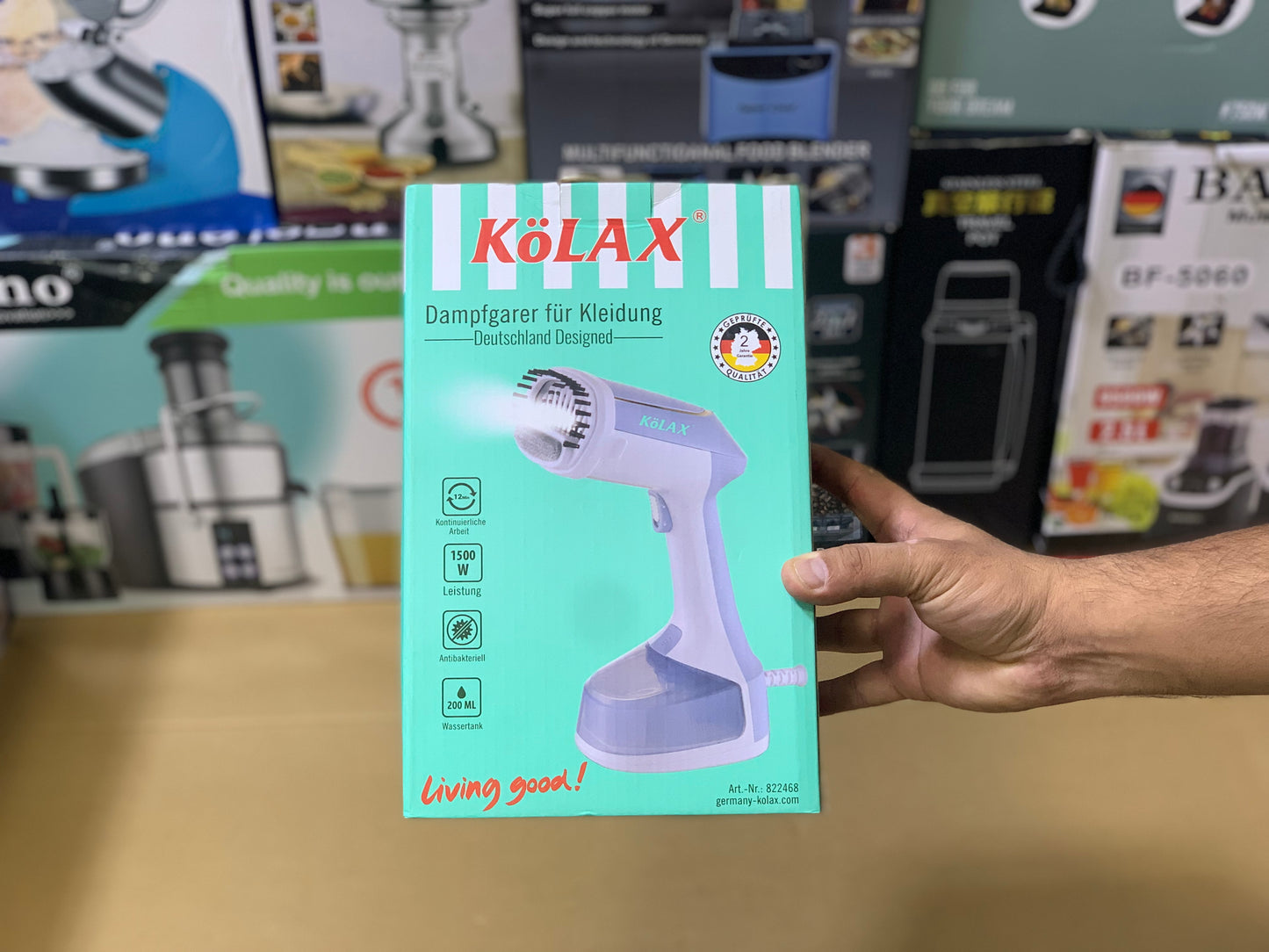 Kolax Garments Steam iron Portable 1500w 200ml