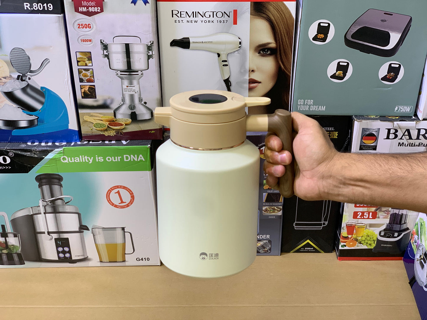 D-Kadi Tea and coffee Thermos SUS304 |Hot&Cold 24hrs Tea Kettle 1900 ml | Model:9096