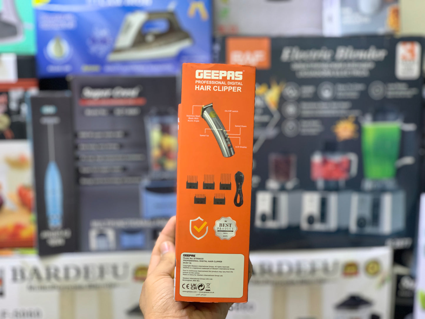 Geepas Brand Professional Digital Hair Trimmer
