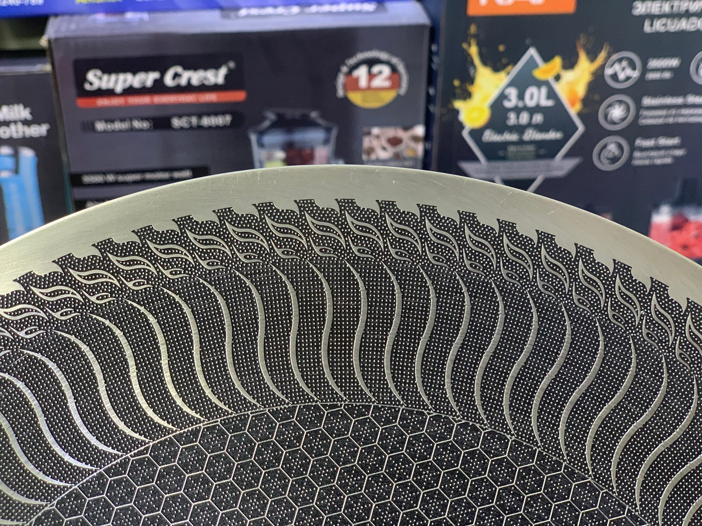 Laser Coating Tawa With Long Handles | SUS 316 Stainless Steel