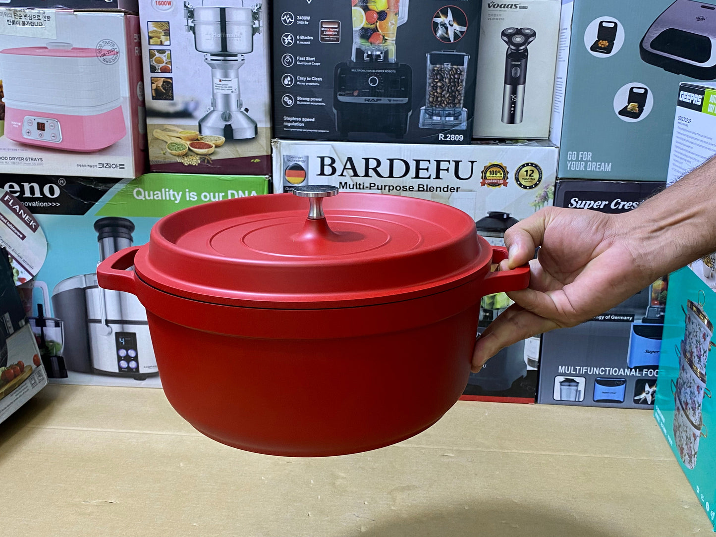UAKEEN 7 pieces Die-Casting Aluminium Cookware Set|VK-21