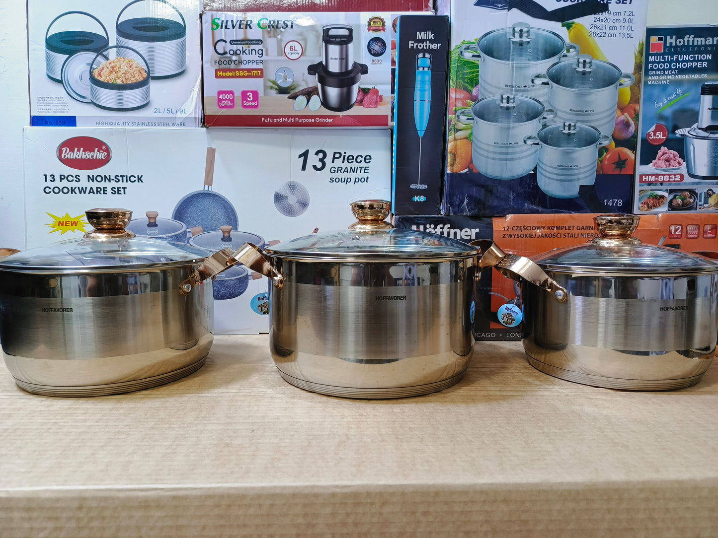 Hoffavorer Cookware Set 8 pcs Model HF-1314