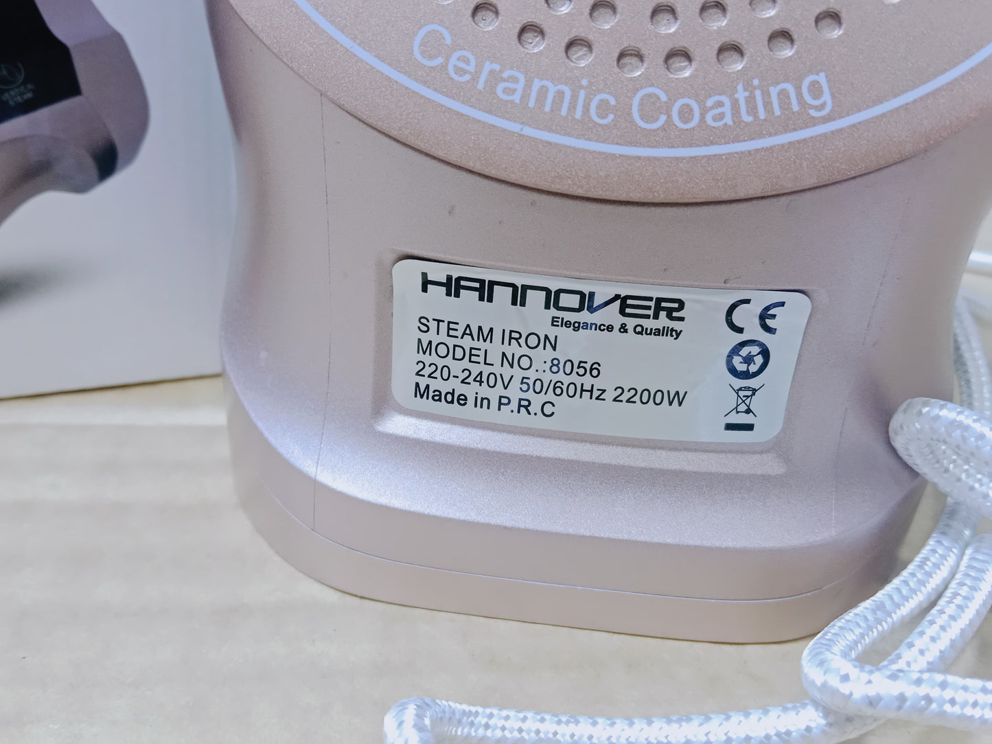 Hannover Steam Iron