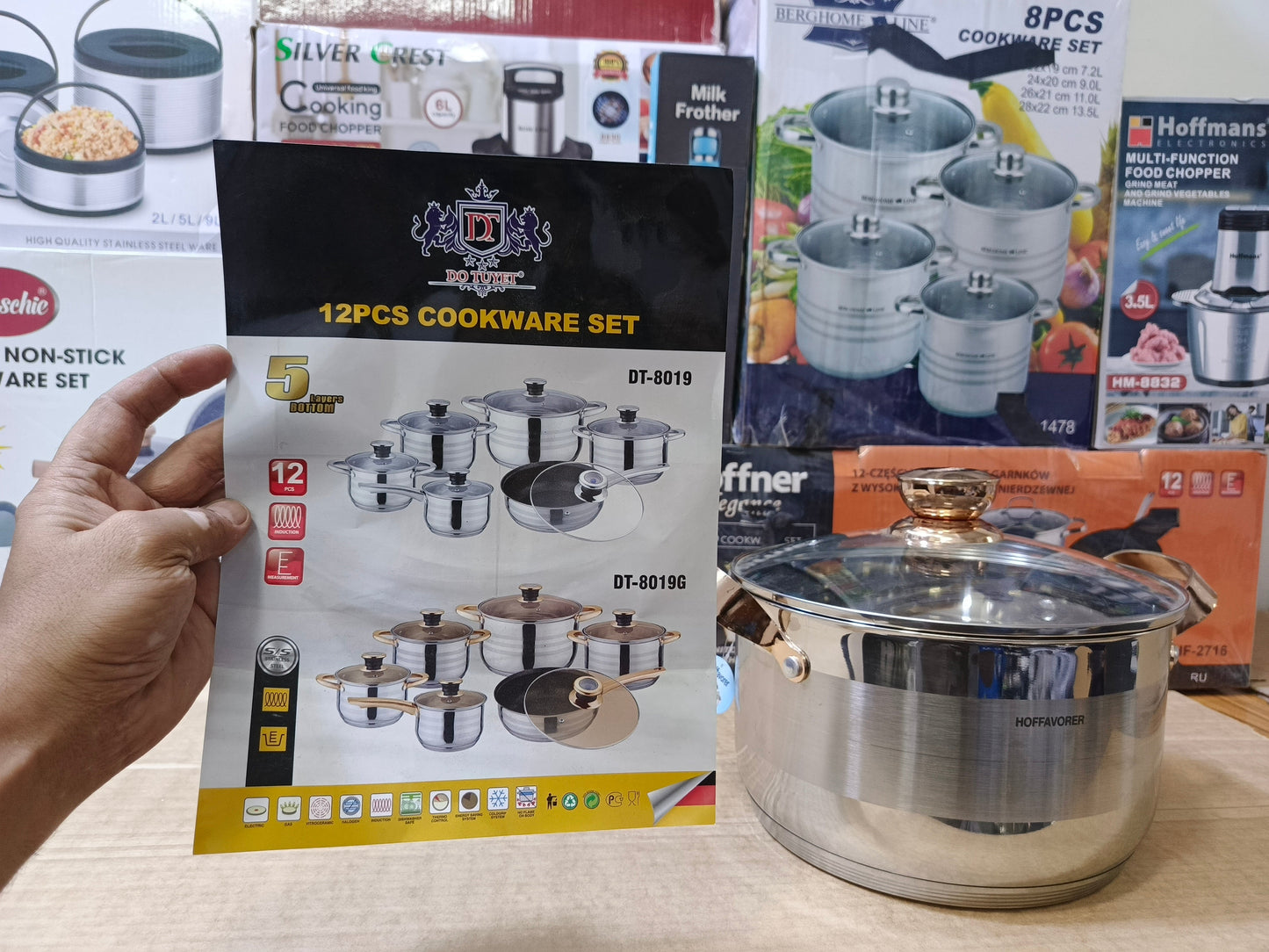 Hoffavorer Cookware Set 8 pcs Model HF-1314