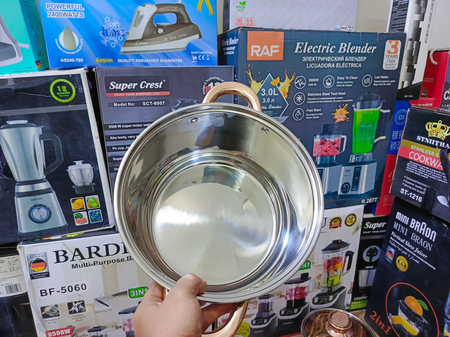 High Quality Cookware set 16 pcs Stainless steel