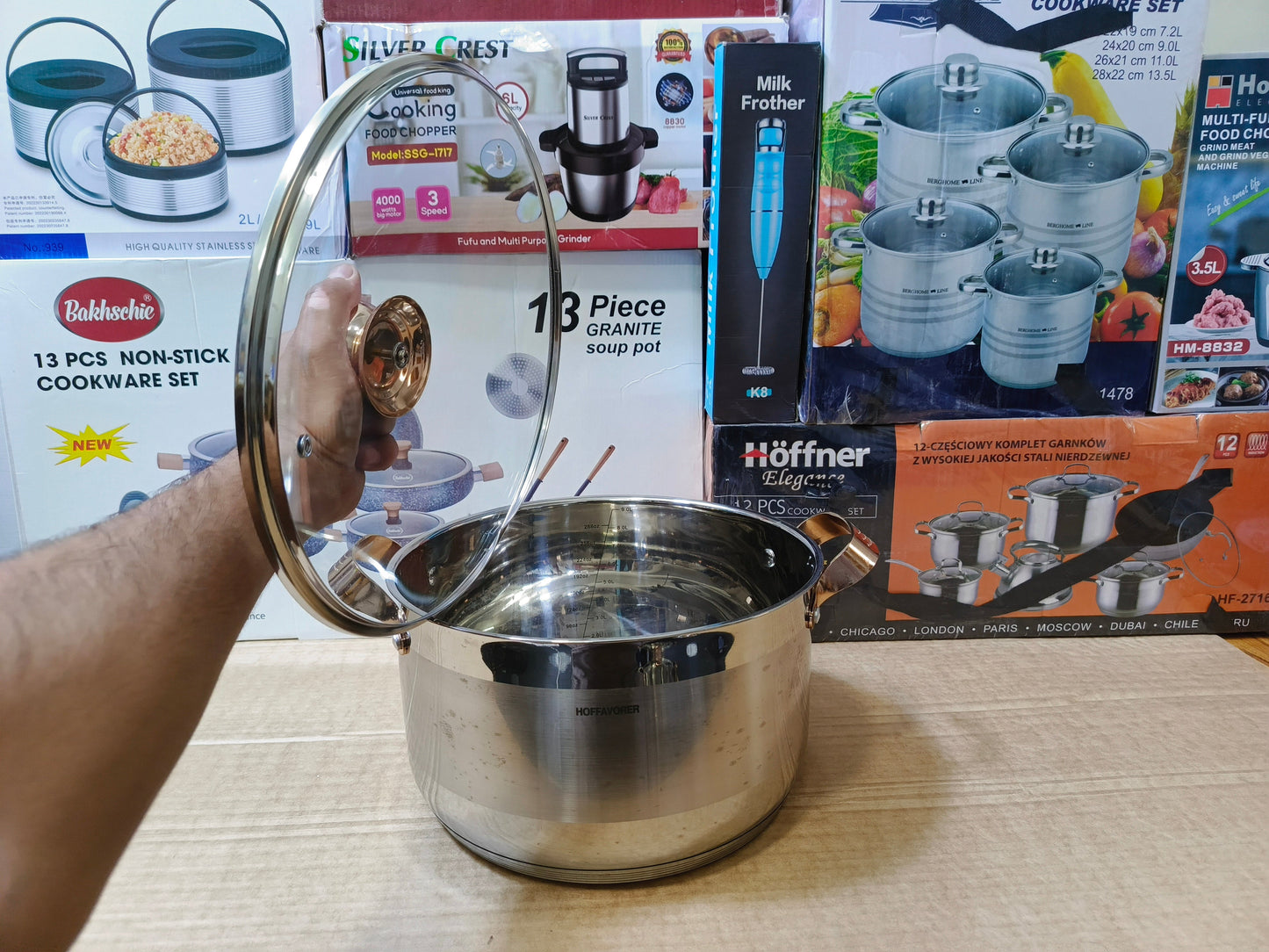 Hoffavorer Cookware Set 8 pcs Model HF-1314