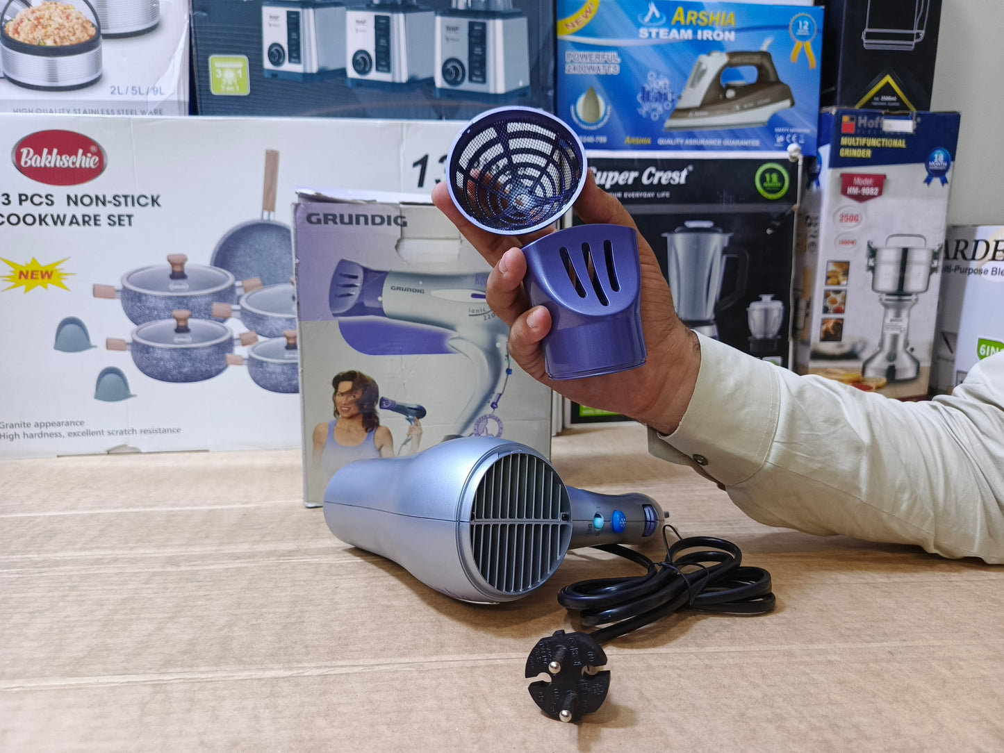 German Brand Imported Grunding Hair Dryer