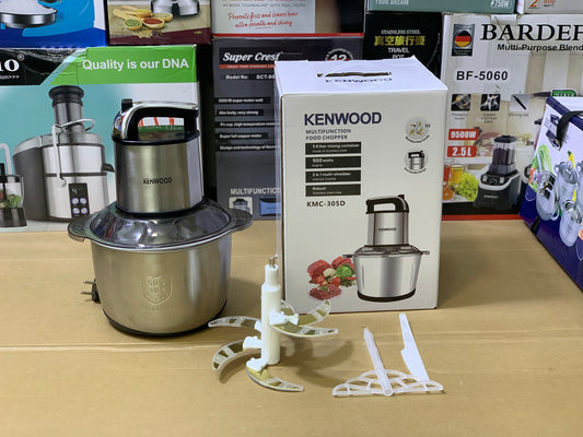 Kenwood Multifunctional Food Chopper 5L and 900watt Stainless Steel double Blades