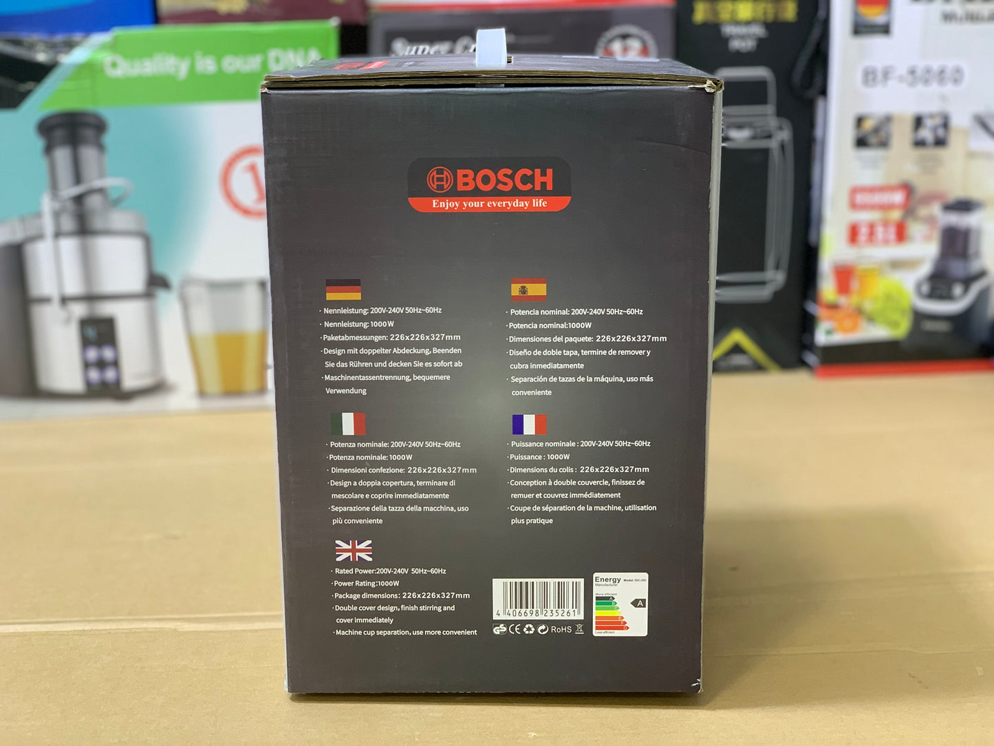 Bosch Multifunction Food Chopper 5L and 1000 watt Stainless Steel Double Blades | Model 2450