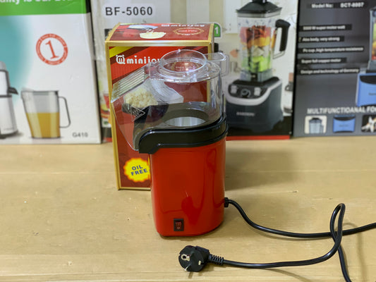 Minijoy free oil Popcorn machine 1200 watt | Hot air popcorn maker