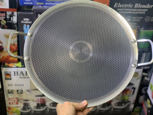 Laser Coating Honeycomb pattern New design Tawa | sus316 stainless steel