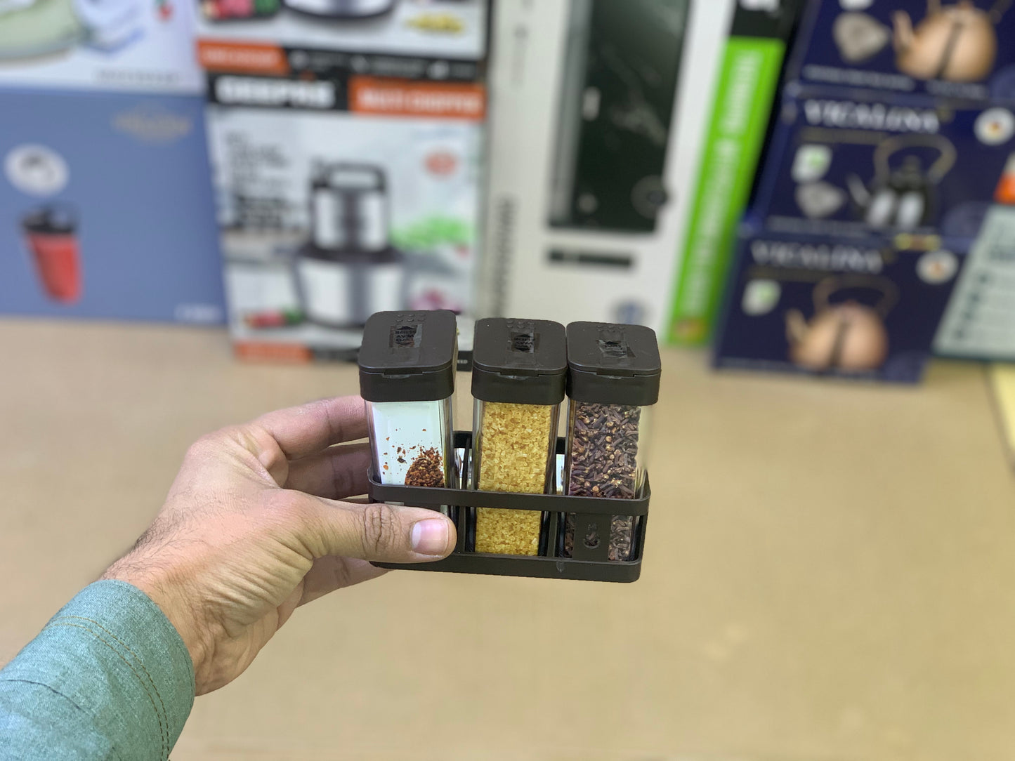 Plastic Spice Jar and Spice organizer